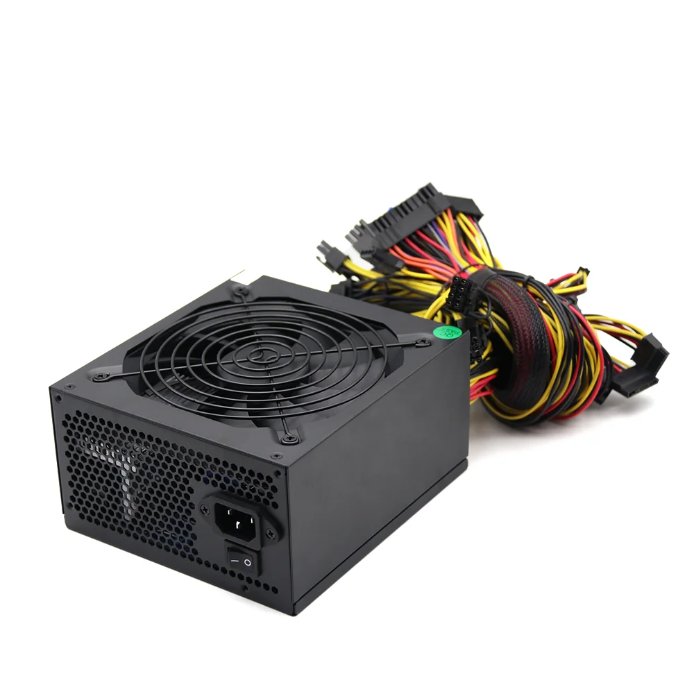 ATX desktop assembly compute PSU 1600W 100% full non modular switching power supply for Support 8gpu
