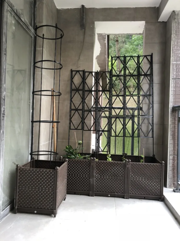 
New PP Material Free Sizing Outdoor Plant Rack Garden Large Planter Fabric Raised Garden Bed 