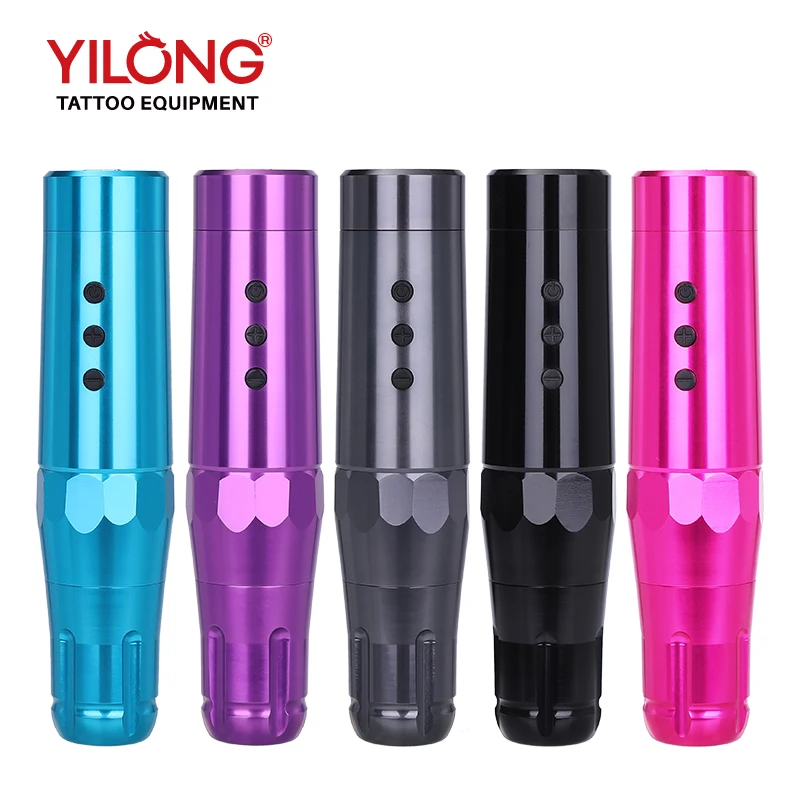 Professional S9 Rotary Tattoo Machine Wireless 4mm Stroke Pen Gun with LCD Display Flux Max Model Number PMU Tattoo Machine