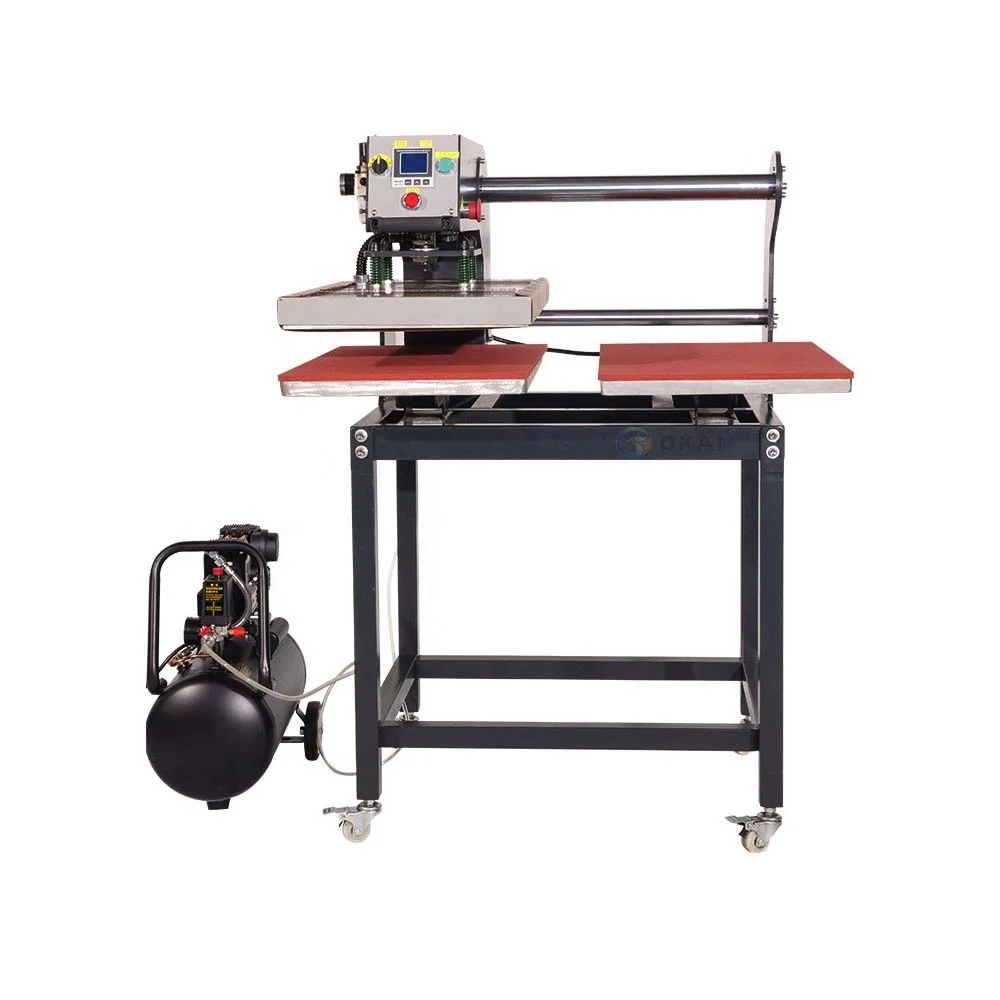 okai Two Station Thermal Heat Transfer Press Printing Machine