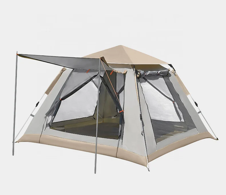 Outdoor portable thickened rain proof automatic quick open picnic camping tent