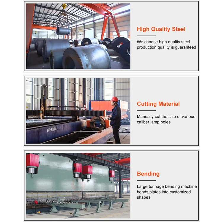 15M 20M 25M 30M 35M 40M 45M Led High Mast Lighting For Football Stadium