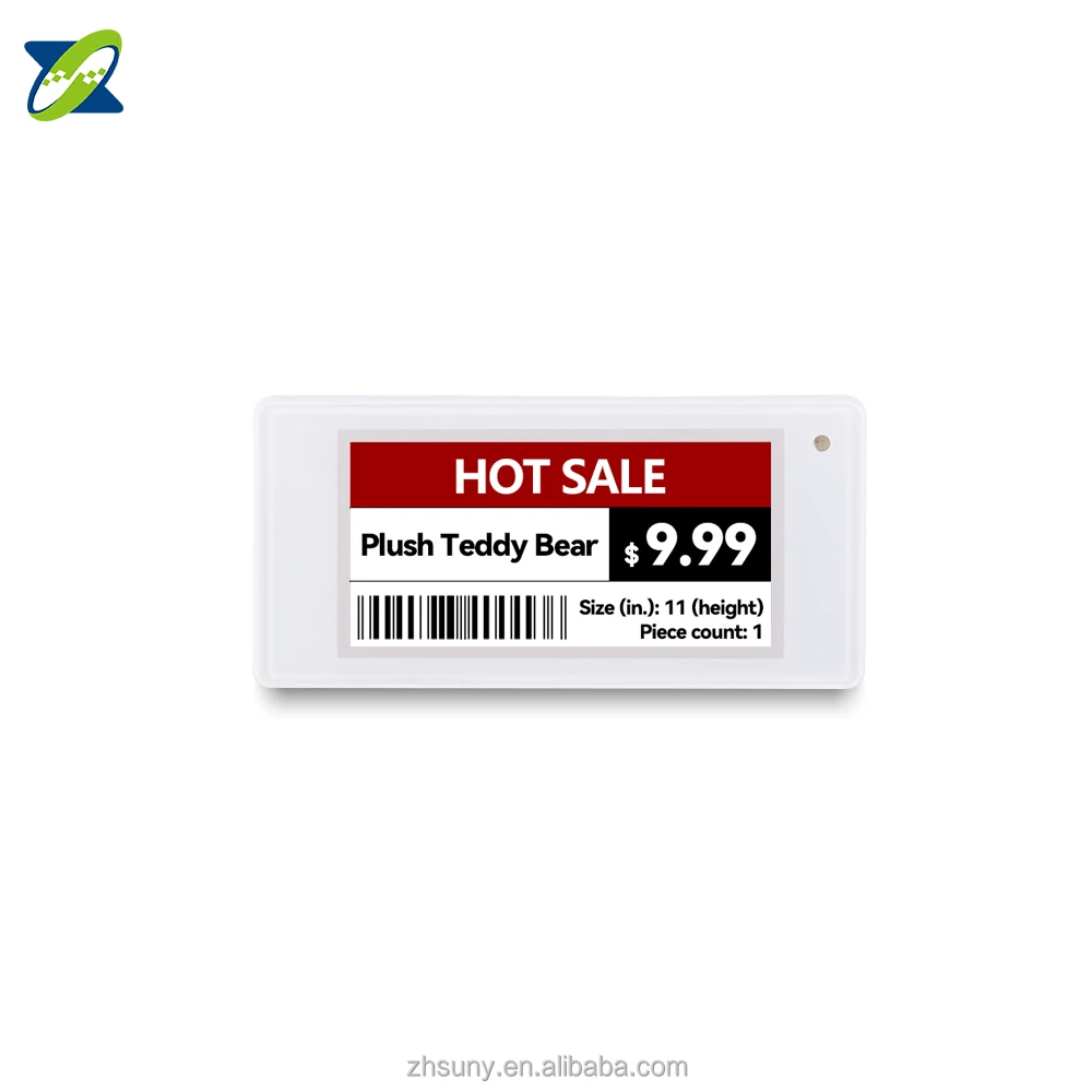 2.13 Inch Electronic Shelf Label System Supermarket Shelf Label Paperless Digital Price Tag For Shop