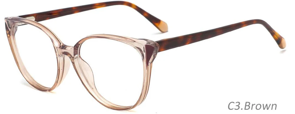 China glasses acetate temple bevel shape TR90 eyeglasses