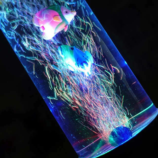 Christmas Novelty Sensory Mood Led USB Color Changing 31 Inch Bubble Tube Lamp Bubble Fish Lamp