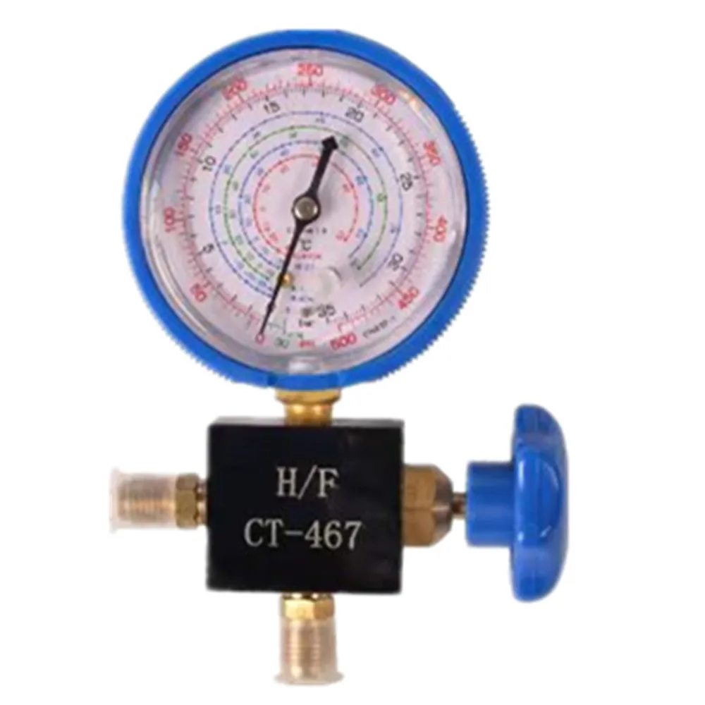 vmg refrigeration high pressure r22 r32  r410a  r404a with 1c value sight glass refrigerant for valve ct set  single manifoldga