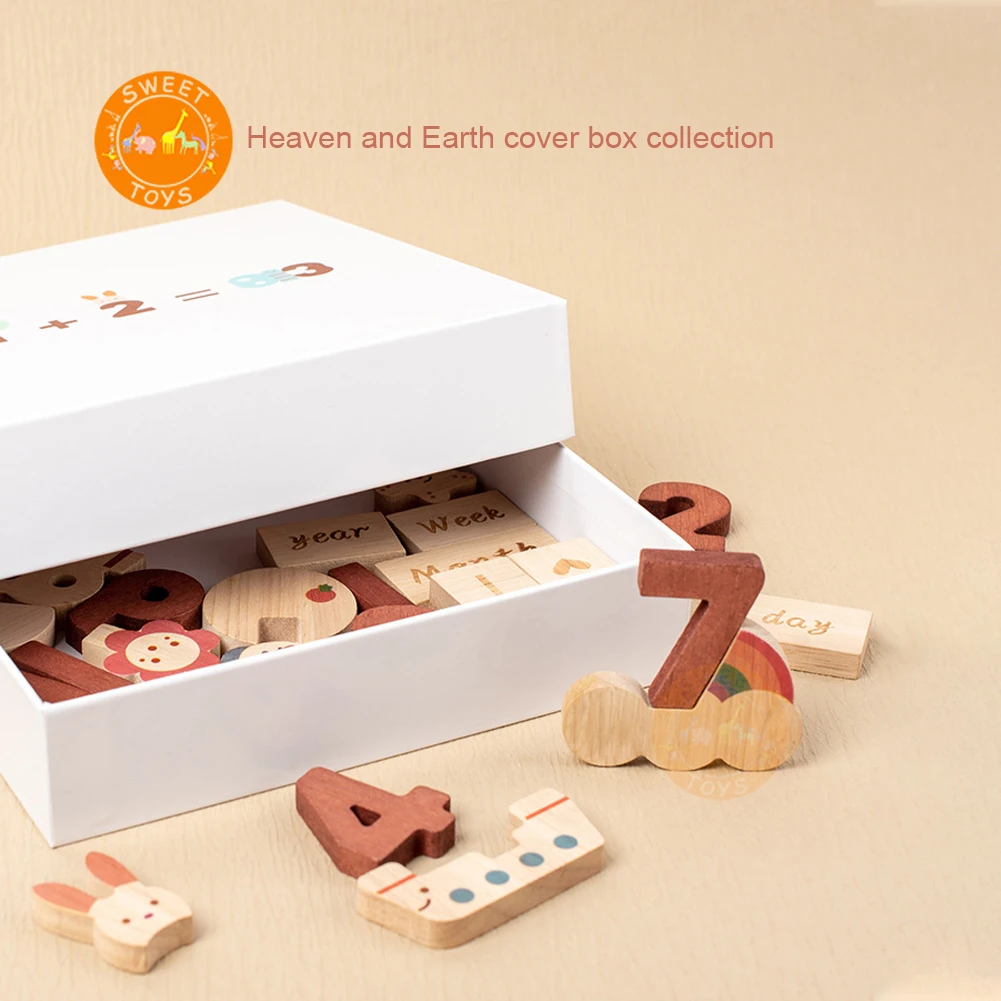 Wood Jigsaw Board Games Montessori Puzzle Toy Alphabet Block For Early Education