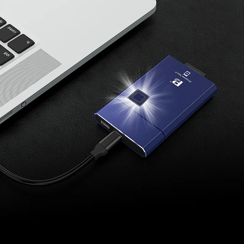 FB CFexpress-3.1 Type-A Blue Metal micro usb type-c 3.1 adapter sd memory Card Reader for iphone and macbook