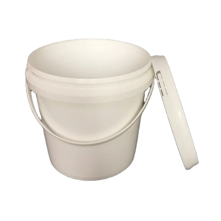 Customized ex-factory price printed logo plastic bucket 2 liter polypropylene plastic bucket