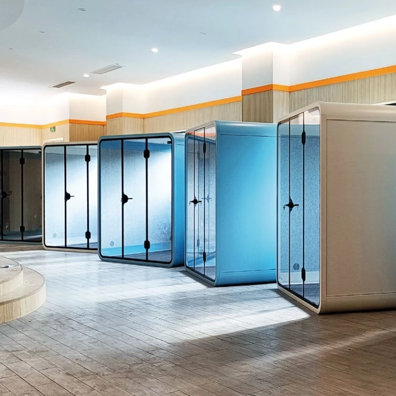 Oem Movable Soundproof Booth Cabine for Massagebeds Easy Install Sound Isolation Office Pods