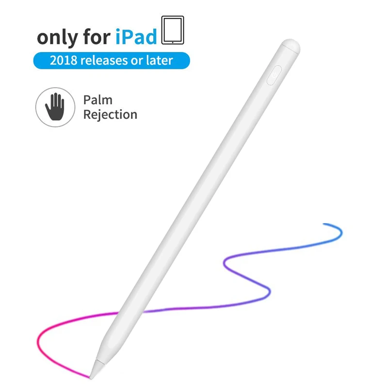 Активный стилус для зарядного устройства постоянного тока 2018 iPad pro или более поздний емкостный сенсорный экран Высокоточный с