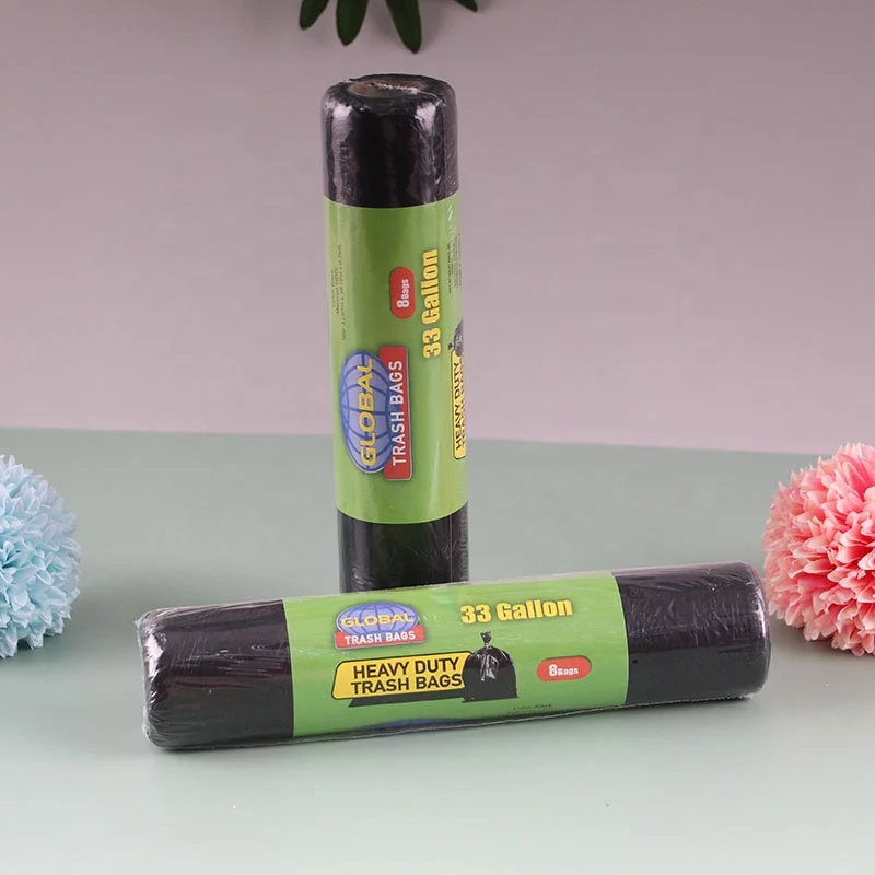 Large Black Medical Waste Plastic Clear Garbage Trash Bags 30 Liters Heavy Duty Manufacturer China