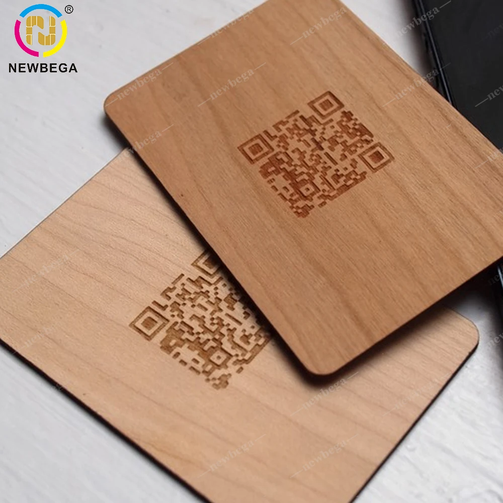  TK4100/EM4100 чип с штрих-кодом RFID Экологичная NFC Деревянная