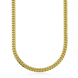 Manufacturers Custom Hot European And American Fashion Trend Rap Hip-Hop 18K Gold-Plated Exaggerated Necklaces