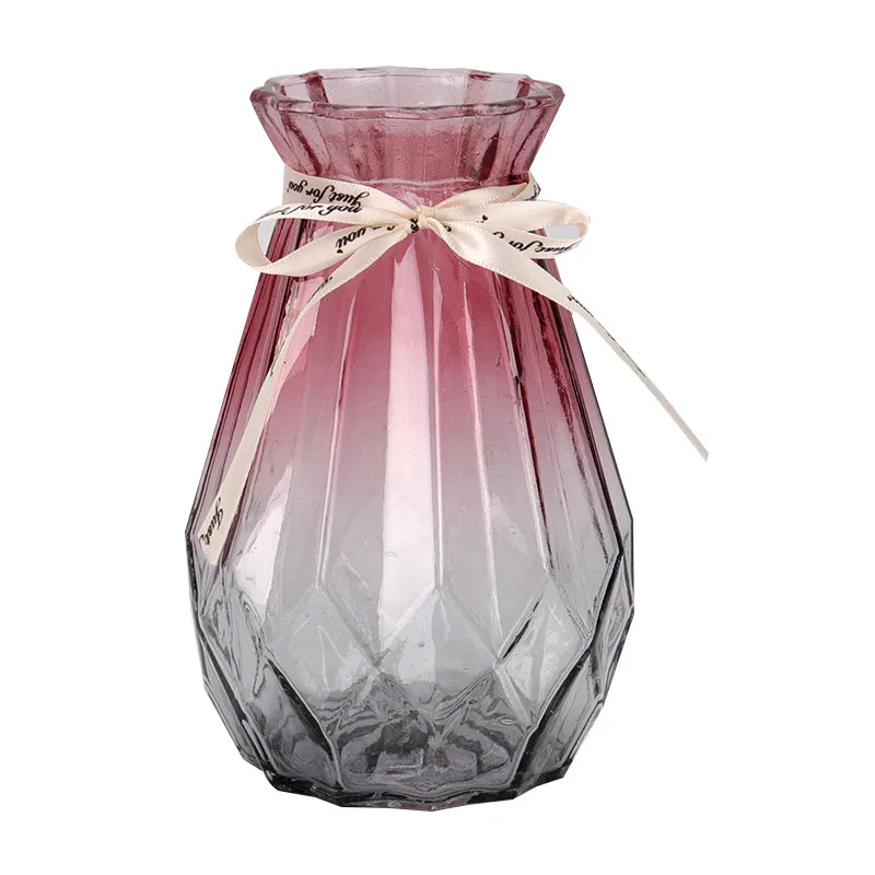 Wholesale Brilliant Glass Vase Crystal Table Home Decoration Creative Wedding Party Flower Vase For Best Online Selling