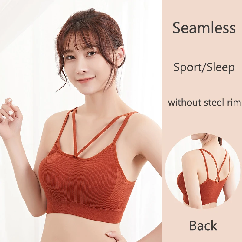 Мягкая удобная беспроводная съемная подкладка женский бесшовный топ на тонких лямках без рукавов топы на бретельках платье на бретелях