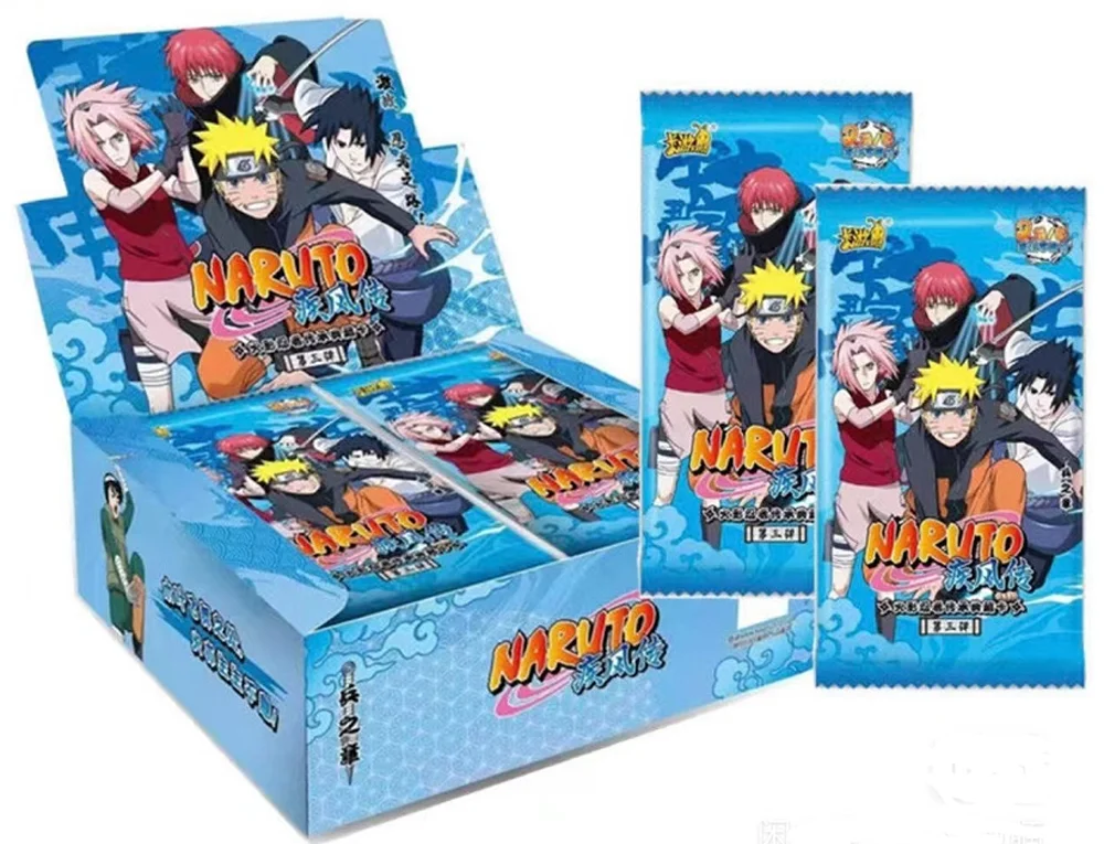Wholesale 36 / 48 Box Narutoes Cards Box Full Set Kayou Collection Shippuden Soldier Chapter Star Heritage Hokage Card