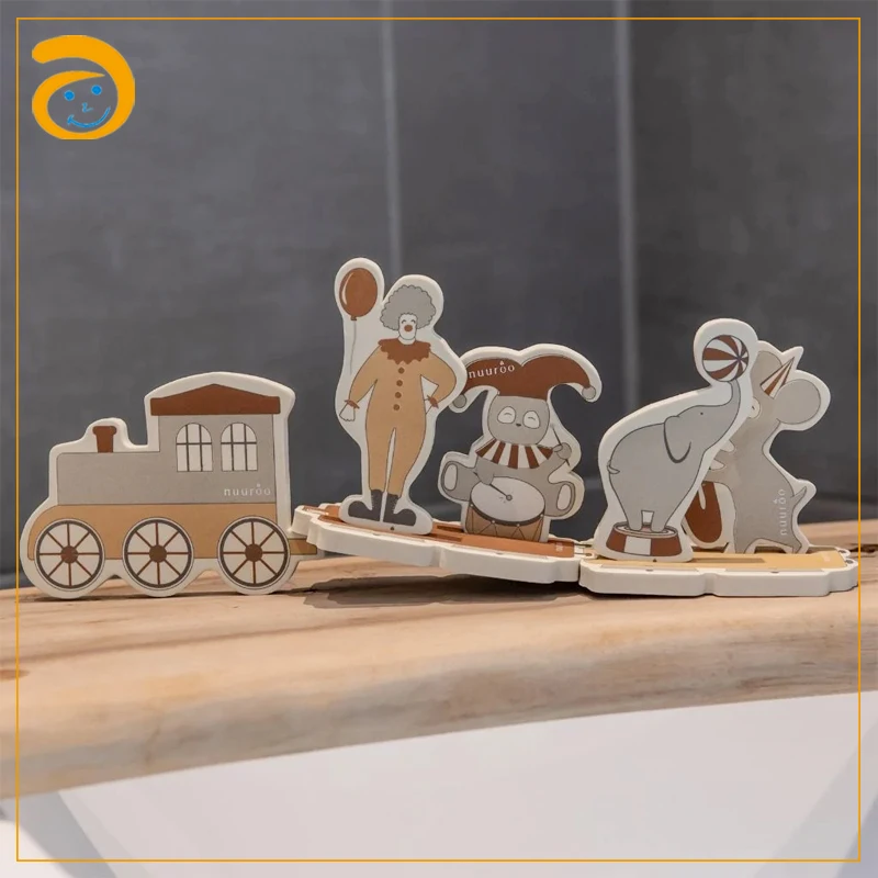 New Design Lovely Eva Animal Bath Toy 3D Christmas Foam Bath Toys Kids Educational Toys