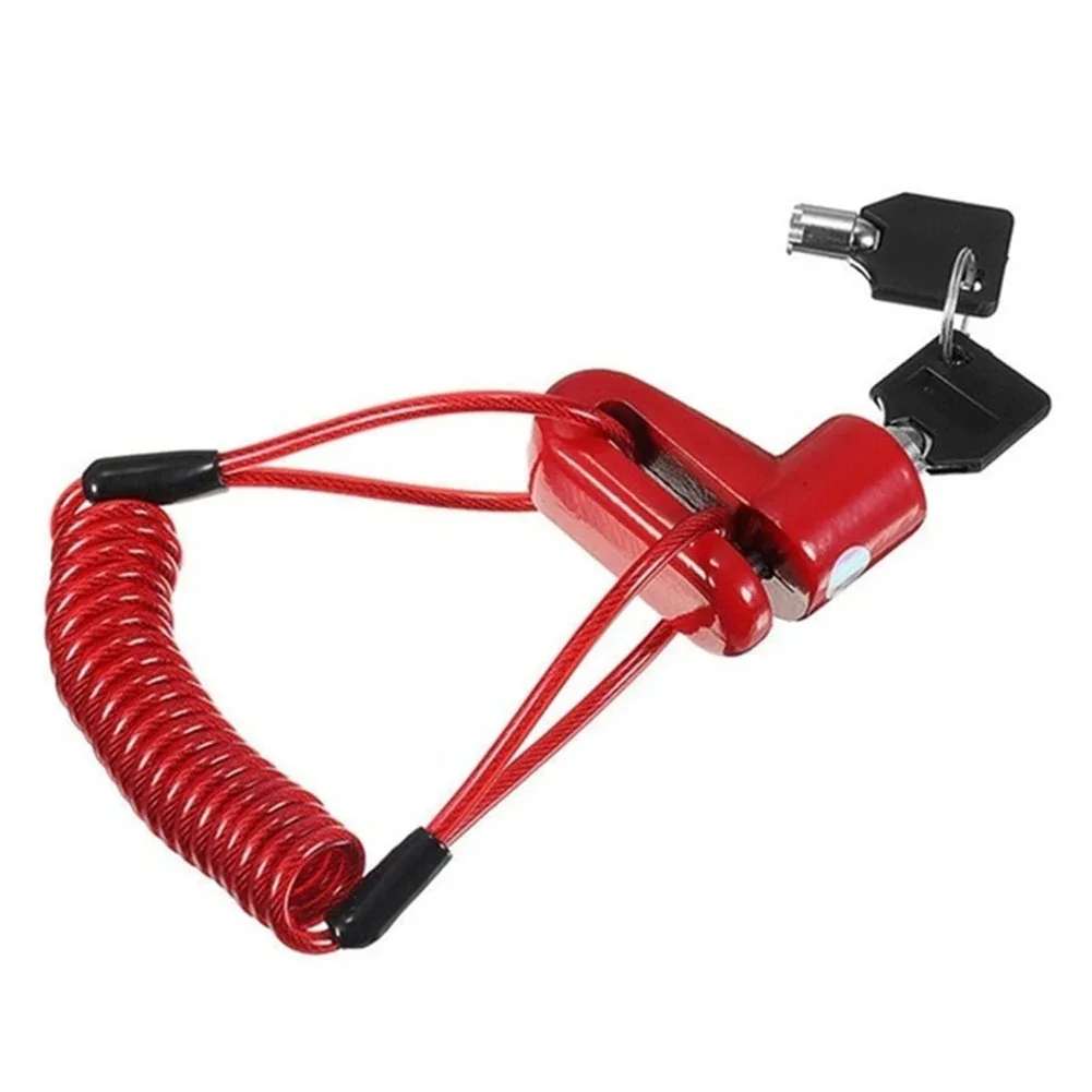 LiuYe Waterproof Anti-Theft Bicycle Motorbike Motorcycle Disc Lock 7mm Pin with Wire