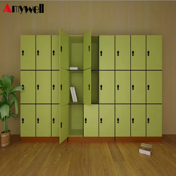 Amywell professional laminate moistureproof Cabinet HPL locker for Spa room