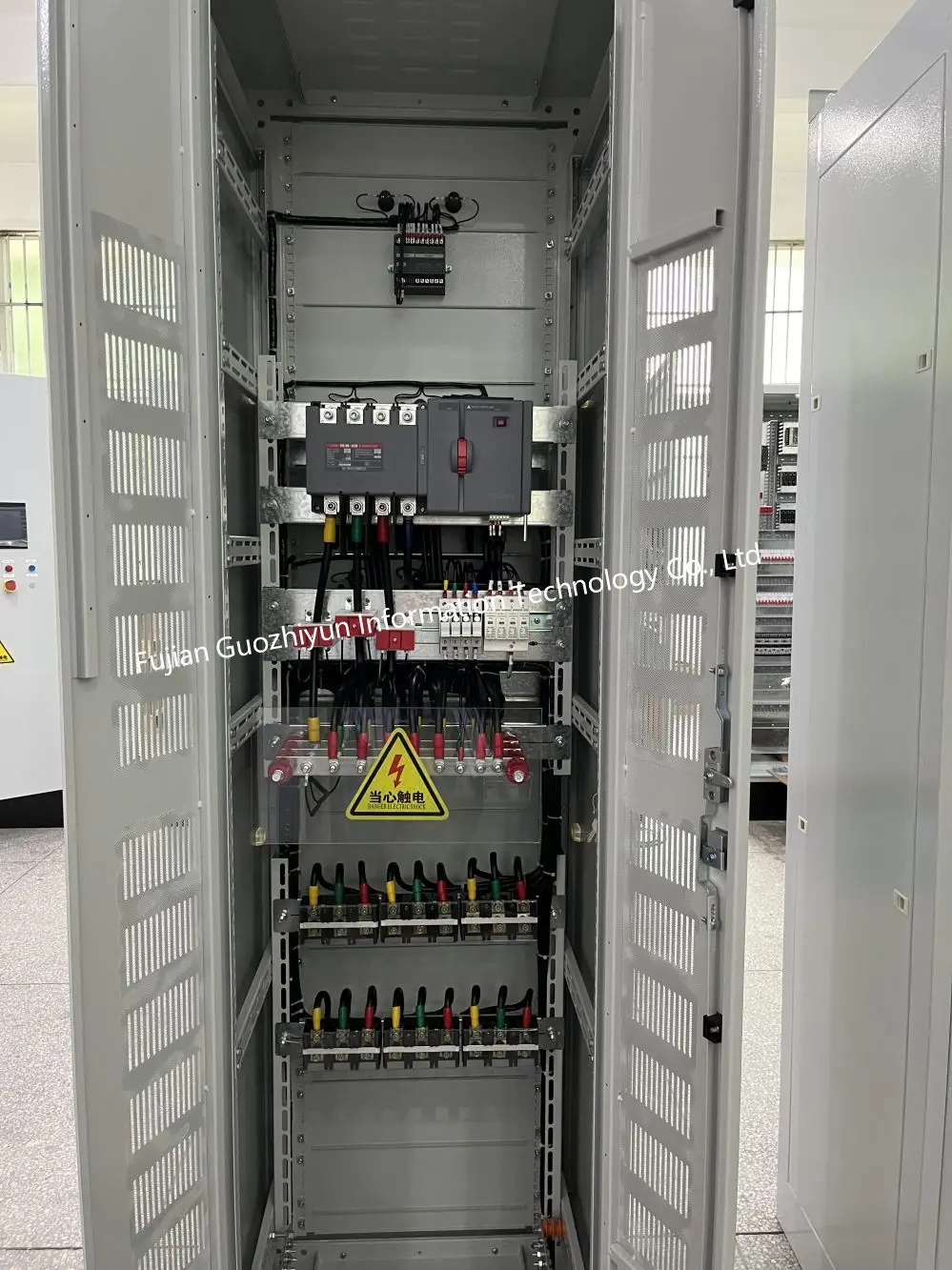 YY-7-1Customized main switchboard cabinet 63a ATS dual-power auto transfer mccb circuit breaker cabinet