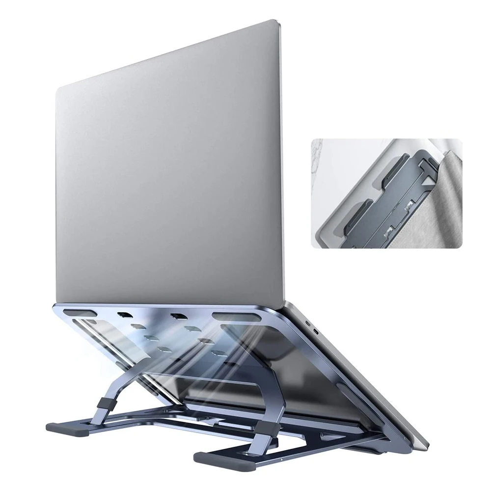 Laptop Stand Factory Wholesale Flexible Aluminum Foldable Laptop Computer Table Stand