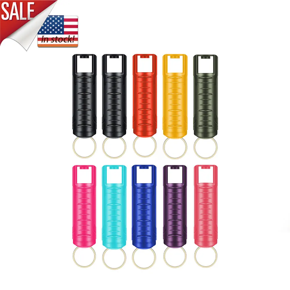 10pcs Cheap Price Color Mini Self Defense Keychain Set Wholesale (1600549890936)