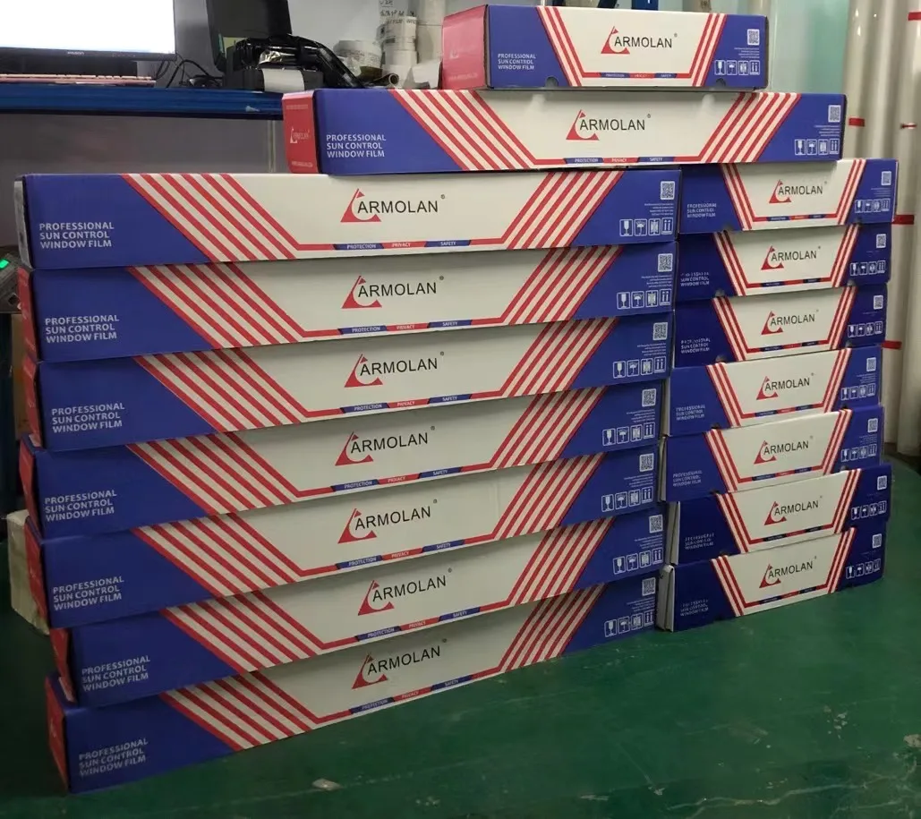 Armolan window 2ply black  solar ceramic window film waterproof  for car Anti-scratch sticker privacy