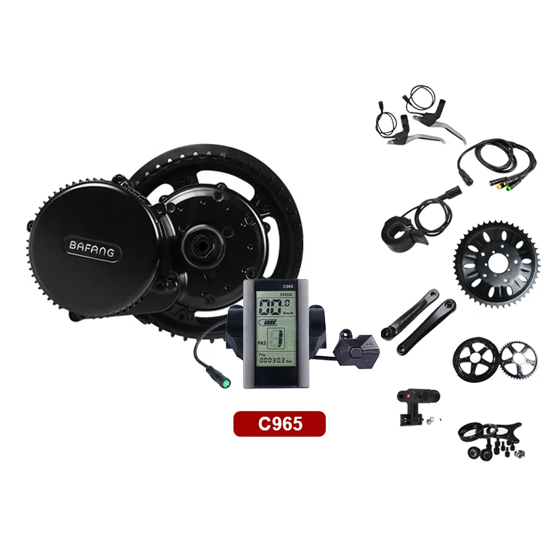 Motor Vehicle Mid Drive 1500w 2000w Battery ebike City Mountain  Bafang Parts Electric Bicycle Conversion Kit Accessories