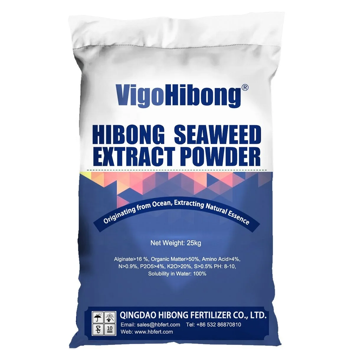Qingdao Fertilizantes agricolas 250-715-9 Seaweed Extract Organic Fertilizer Powder