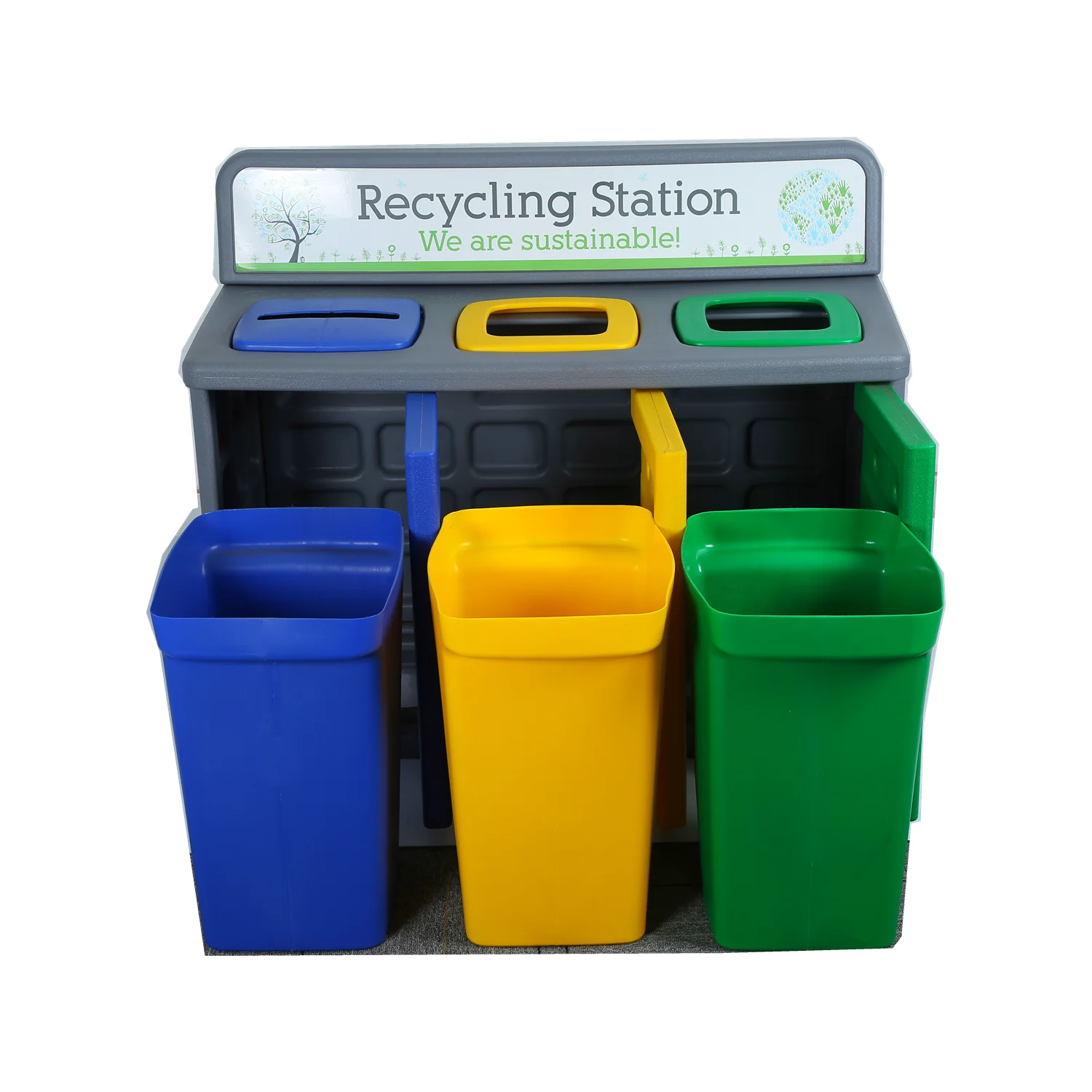Professional Manufacturer Plastic Factory OEM & ODM Customized Plastic Parts Blow Molding service for Rubbish Bin