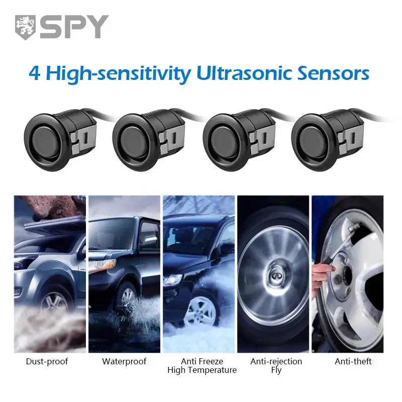 Latest Reverse Backup Parking Assist Sensor 4 Radar Sensor Parking