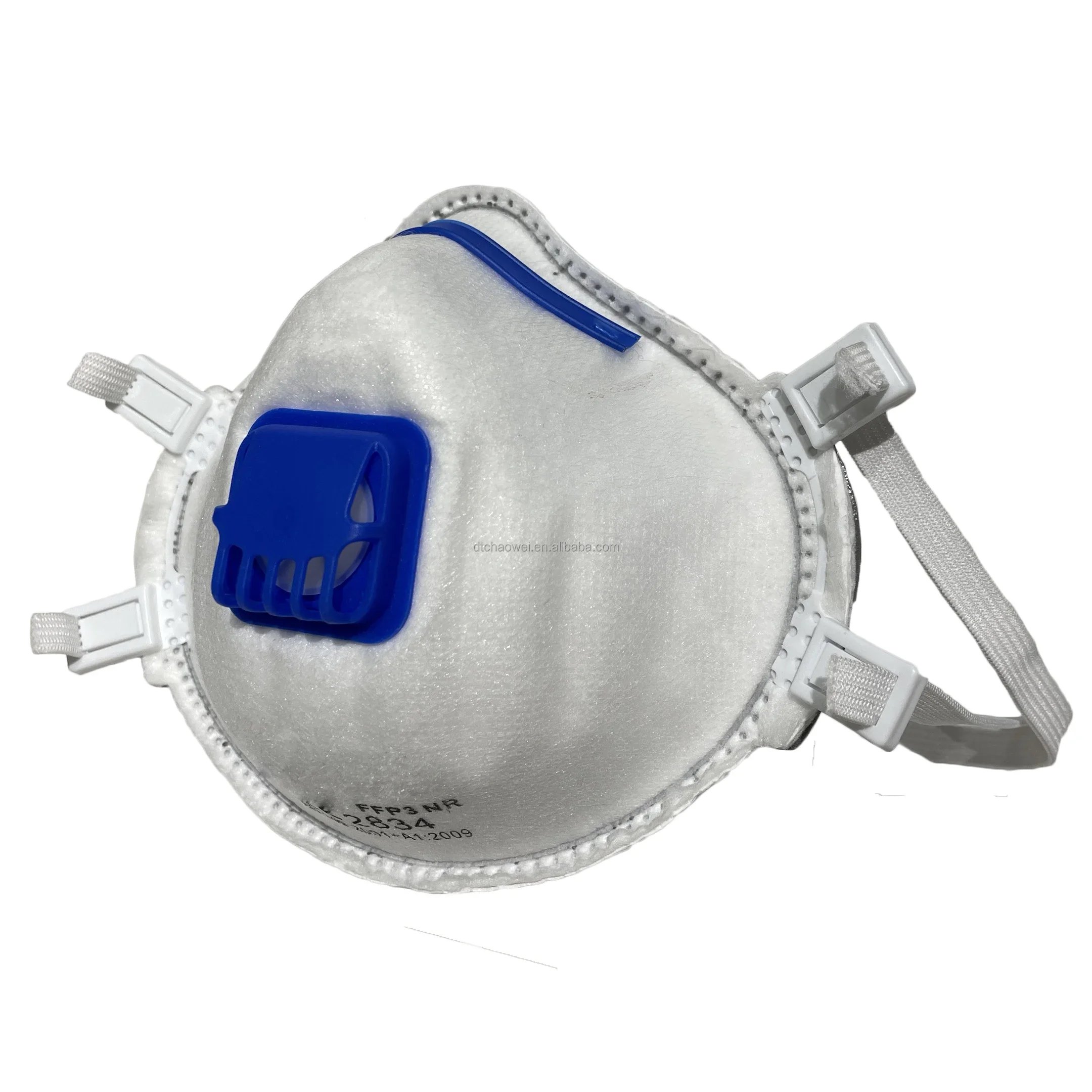 Disposable industrial mask with Cool Flow Exhalation Valve Dust Mask Cup Shape Ce FFP2 Active Carbon Face Mask