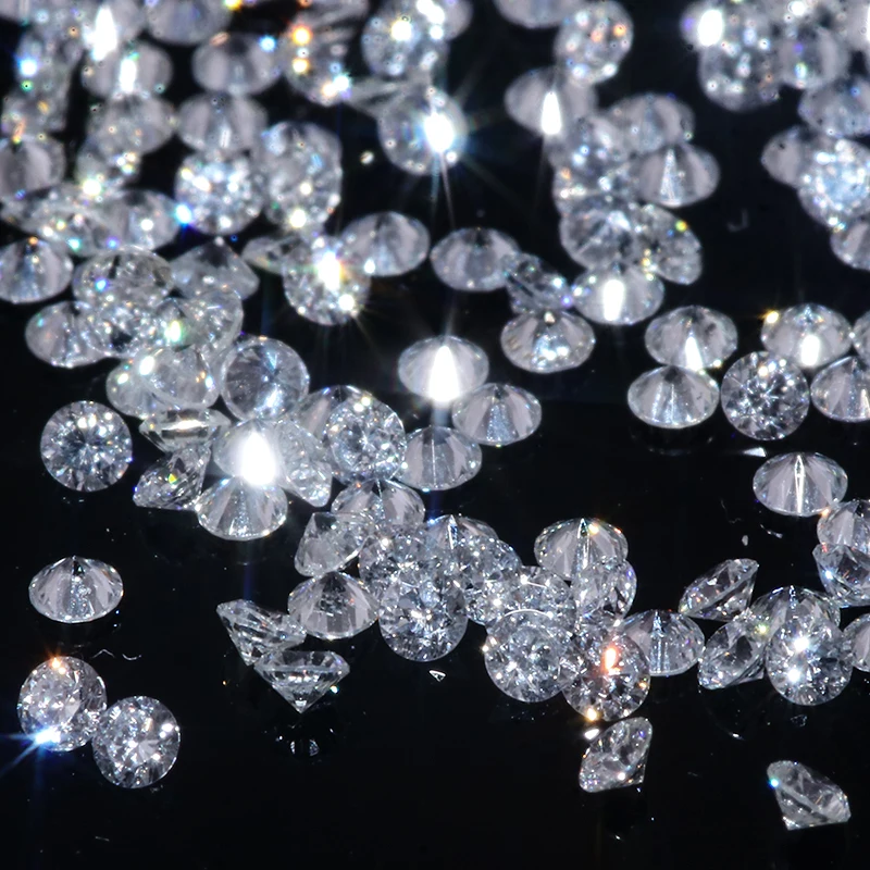 Сертифицированные бриллианты GIA 0 01 карат 1 3 мм натуральные алмазы и лабораторные из меди