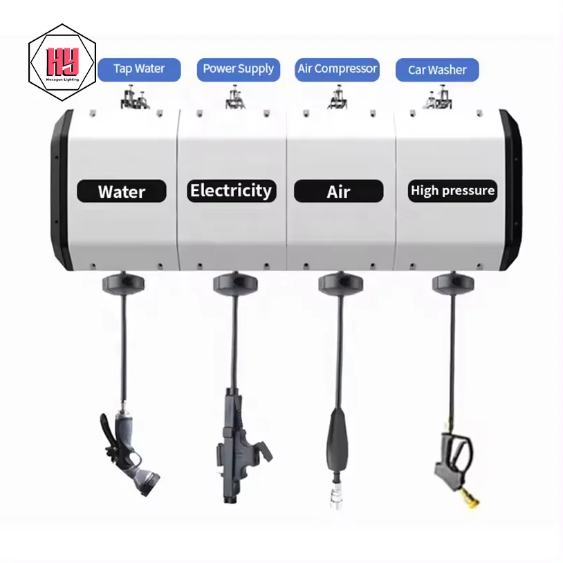 Hot Sale Combination Hoses Reel for Car Wash Steel Wire Pipes Hose Reel Air