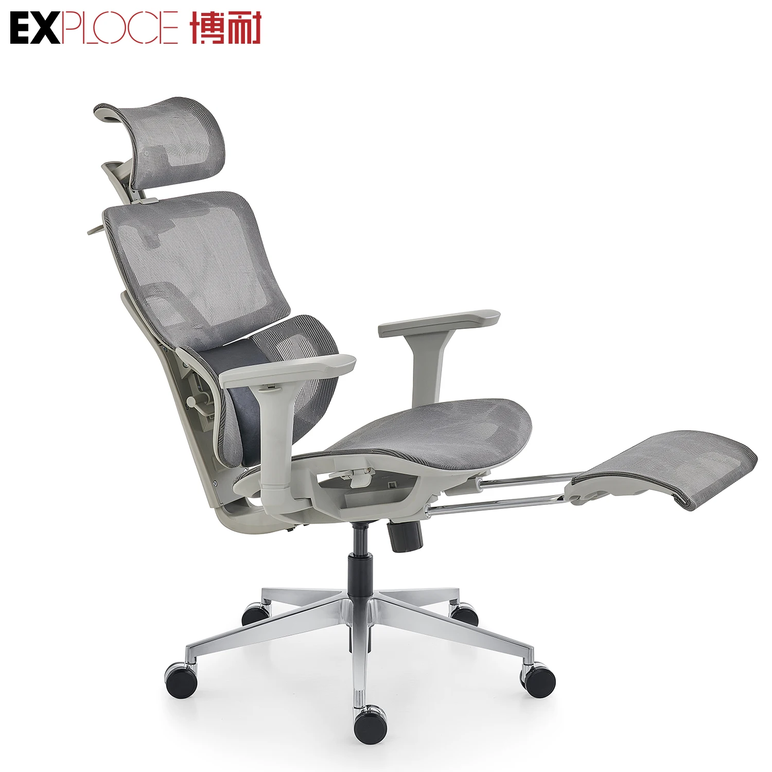 Hot Sale Ergonomic Chair Swivel Office Chair 3D Function Armrest Mesh Chair With Footrest