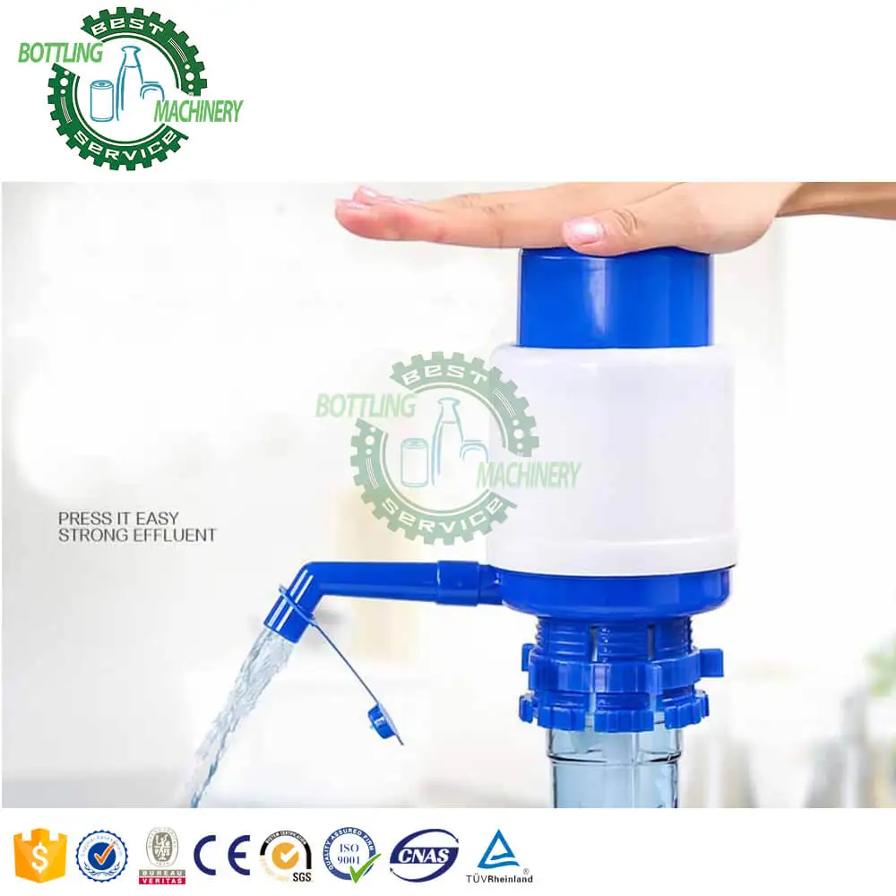 High quality 55mm neck 18.9 Ltr 19 Liter 20 Liters 5 gallon water bottle manual water pump dispenser for school hotel