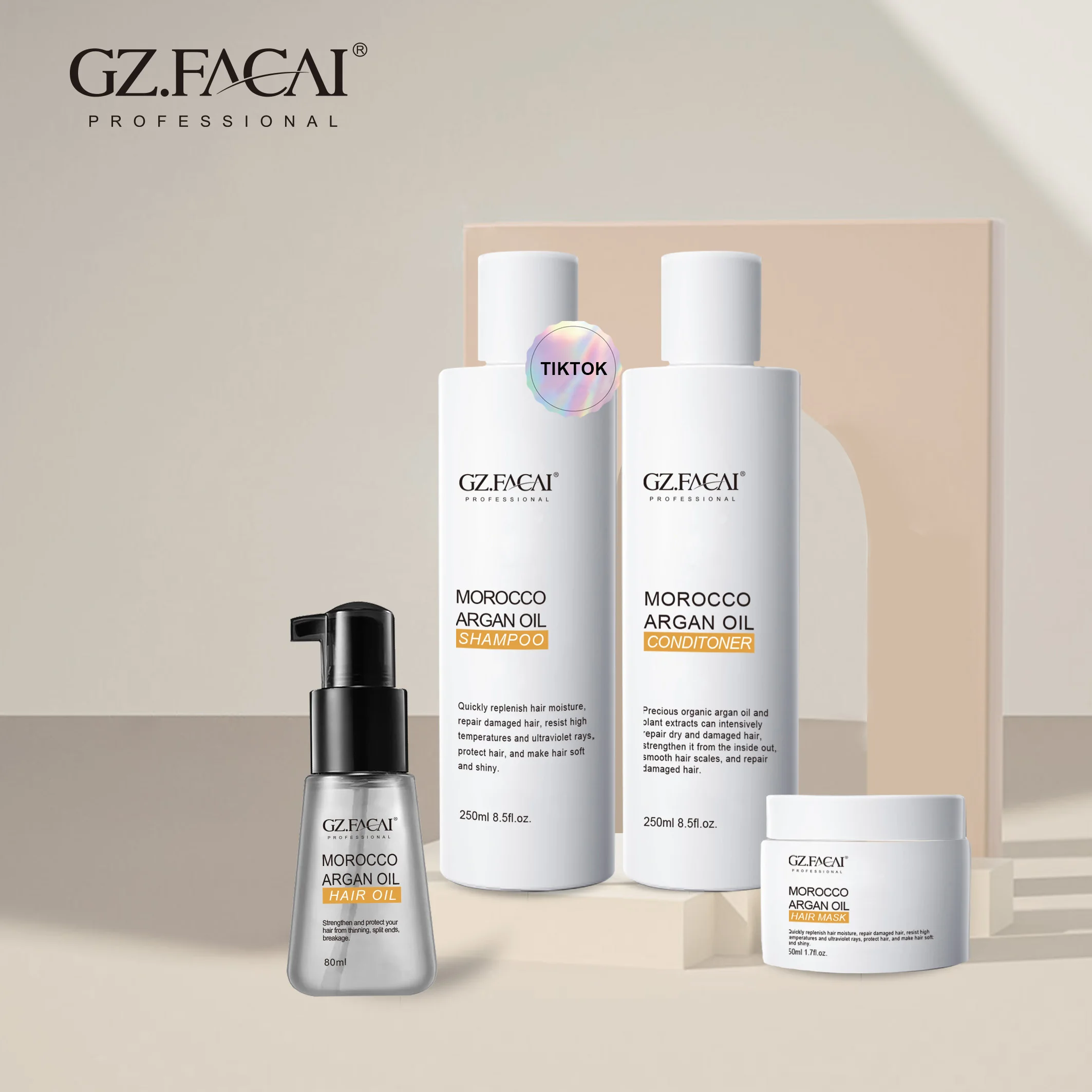 OEM Custom Private Label Cheap Prices Hair Care Sets Organic Repairing Anti Dandruff Argan Oil Hair Shampoo And Conditioner Set