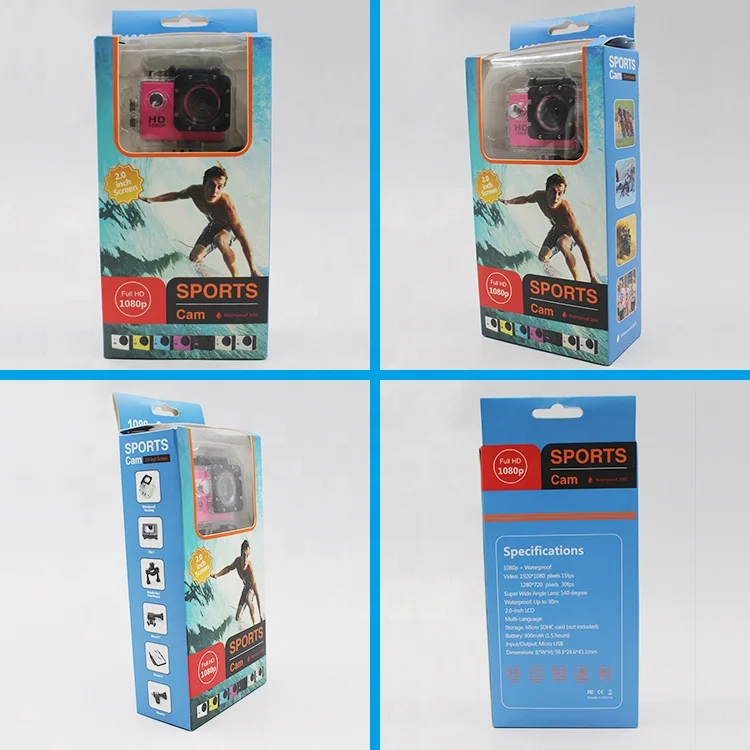 Motorcycle Full Hd 1080p Mini Sports Dv Helmet Kids Video Digital Camera