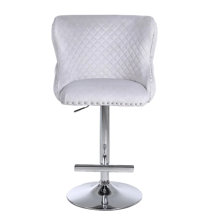 Wholesale Cheap Modern Luxury Fabric Velvet Modern bar Chair