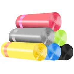 Multipurpose 45*50cm Drawstring Trash Bags Biodegradable Plastic Drawstring Garbage Trash Bags 75 Count