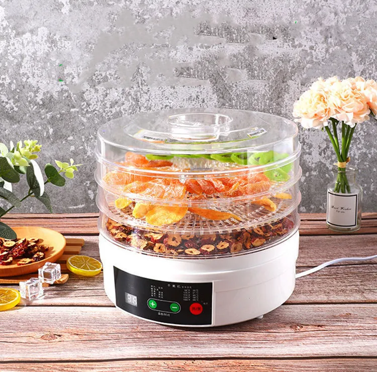 high quality household food grade high level trays food vegetable and fruit dehydrator machine