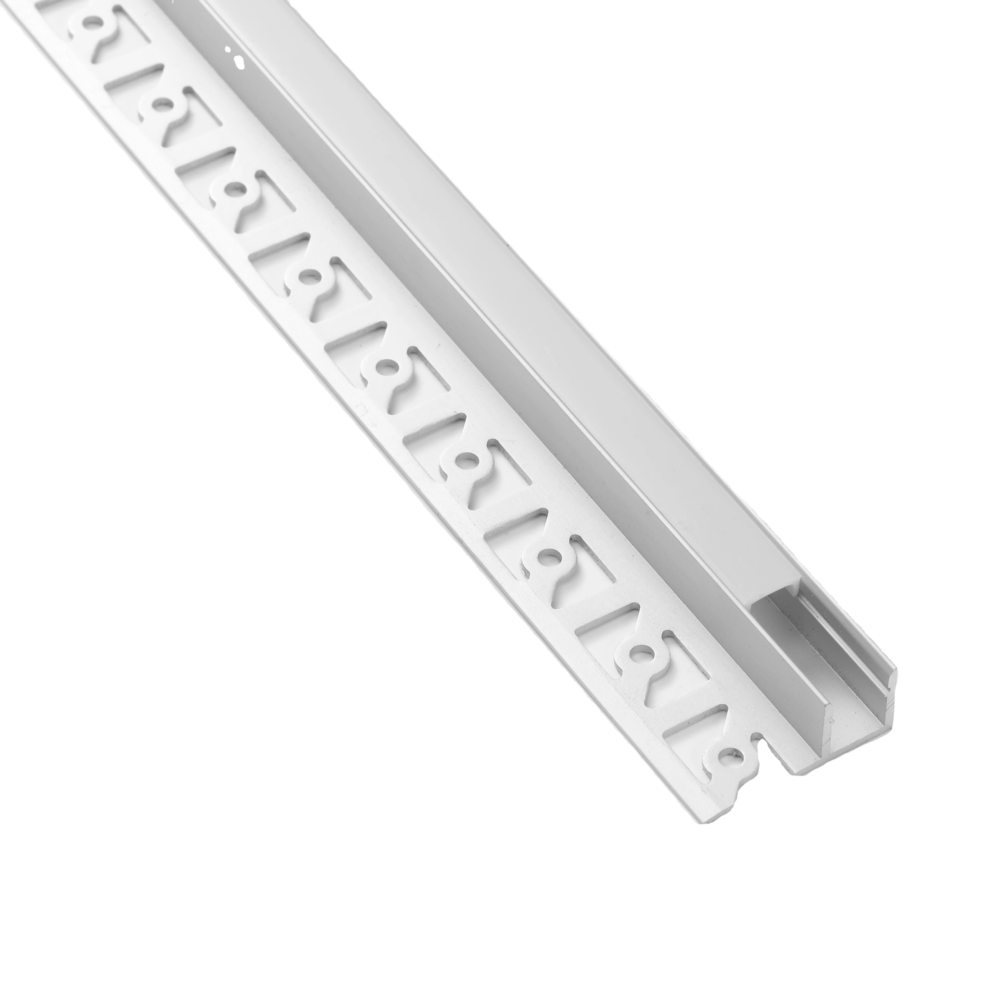 Светодиодная лента, алюминиевый U-профиль для штукатурки, угловой утопленный линейный светодиодный профиль