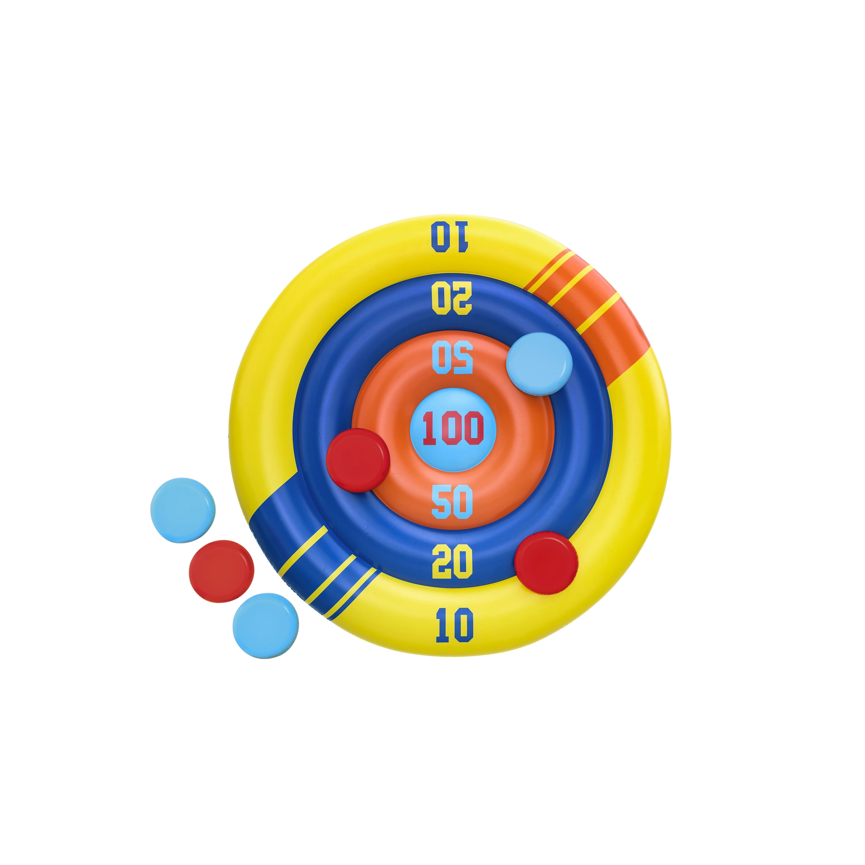 Bestway 2024 New 52566 Disc Champion Family Swimming Kid Pool Floats Swim Floats Outdoor Inflatable Boat Float Pool Game Set