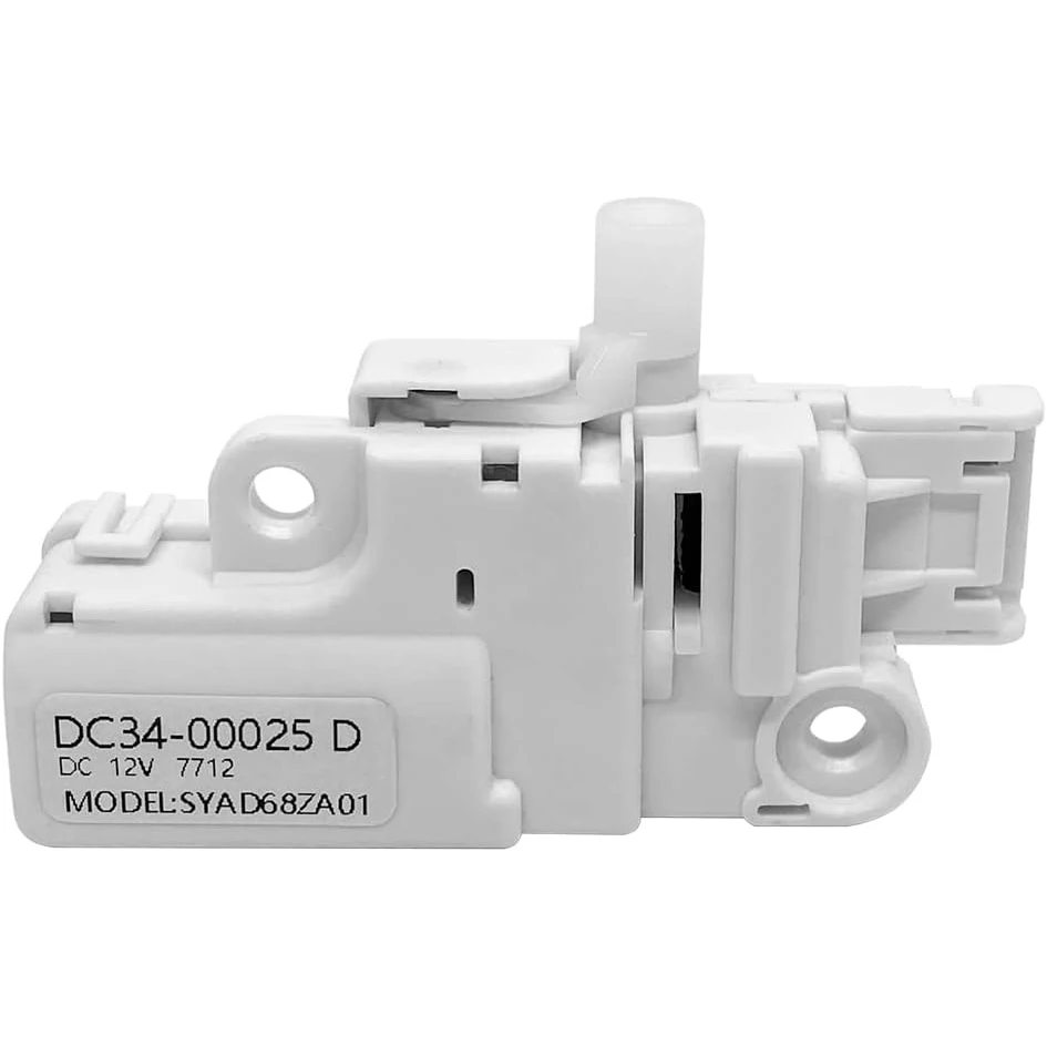 Washing Machine Door Lock Switch Assembly DC34-00025D DC12V for Samsung Washer Middle Door Lock Parts Replacement PS11758871