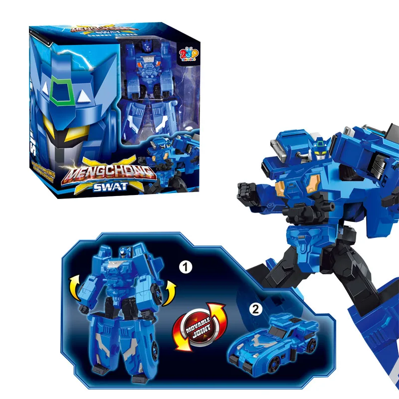 2020 hot cartoon anime deformation robot toy robot assemble toys for kids