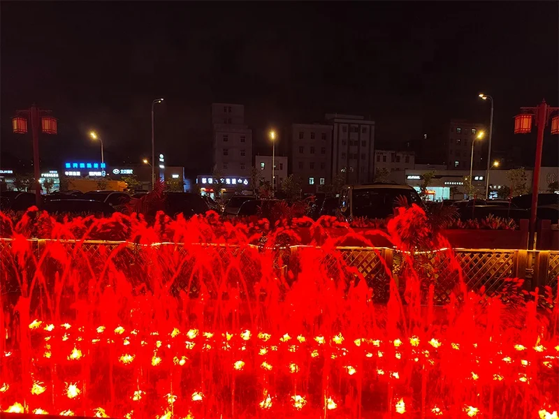 AWS Mini Wedding Decor Water Fountain Pool Programmable Music Dancing Fountain Outdoor