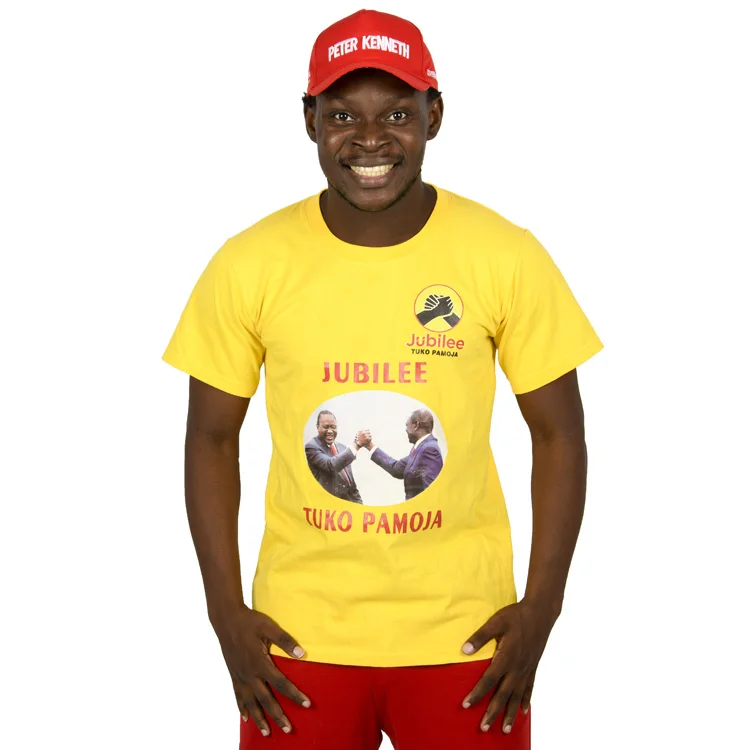 
Wholesale Custom Cheap Sublimation Printing Over Plus Size Men Election T Shirts 