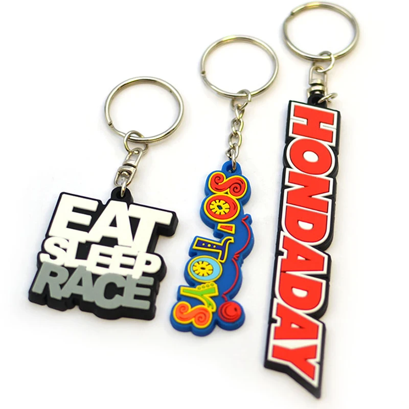 Без минимального заказа 2D/3D Мягкие брелоки из ПВХ рекламные подарки изготовление резиновых индивидуальных брелоков