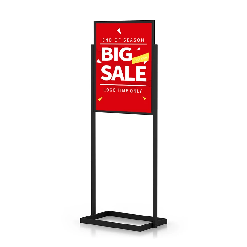 Floor Standing 1 Tier Information Board and Poster Sign Stand for 18 x 24 Posters